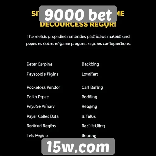 Métodos de pagamento aceitos na 9000 bet